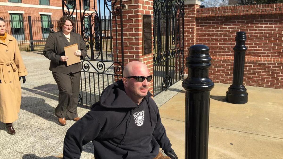 Dennis Paulsen leaving court earlier this week
