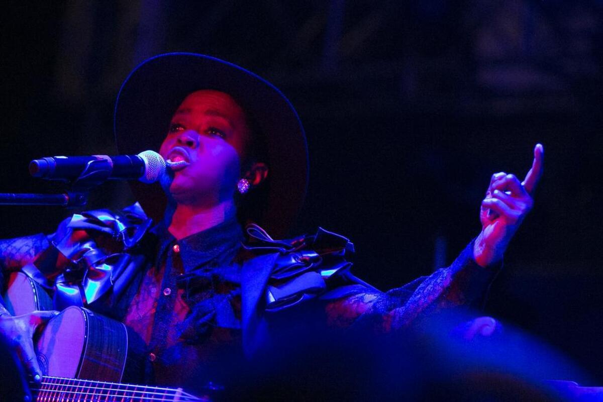 Five time Grammy-winner Lauryn Hill performs for fans during the Famously Hot New Year’s Eve celebration in downtown Columbia. December 31, 2015