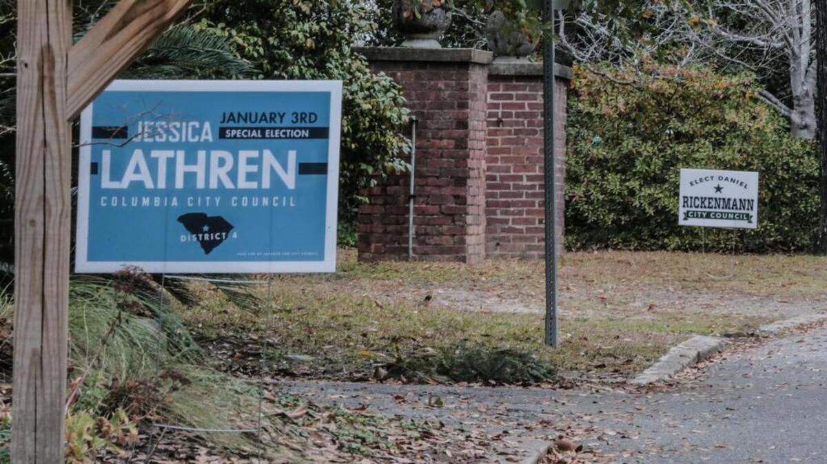 The winner of Columbia’s District 4 special election on Tuesday will fill the remaining year of deceased Councilwoman Leona Plaugh’s term. The contenders are council veteran Daniel Rickenmann and newcomer Jessica Lathren.