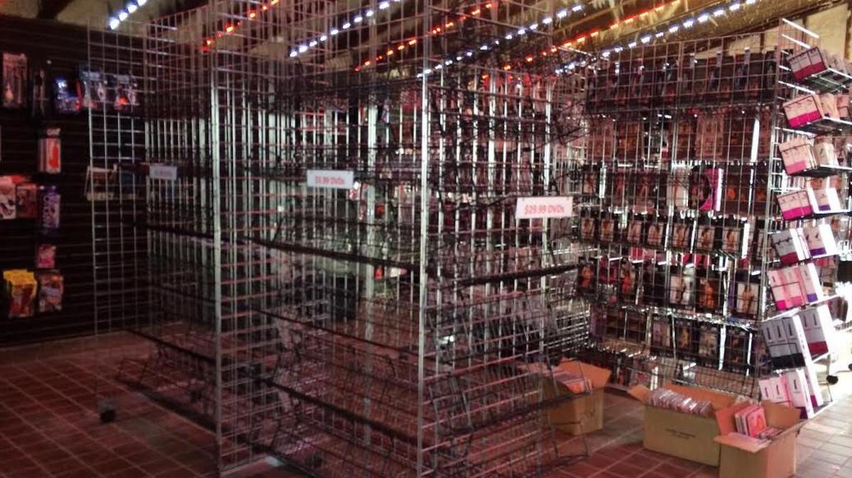 About 40 percent of Taboo sex shop’s merchandise had been removed from story shelves by Friday afternoon, the store manager said. The store owner is hoping that stripping the most sexually explicit merchandise will allow the store to stay open beyond City Hall’s Friday deadline for Taboo to comply with a zoning law that limits where sexually explicit stores may operate.