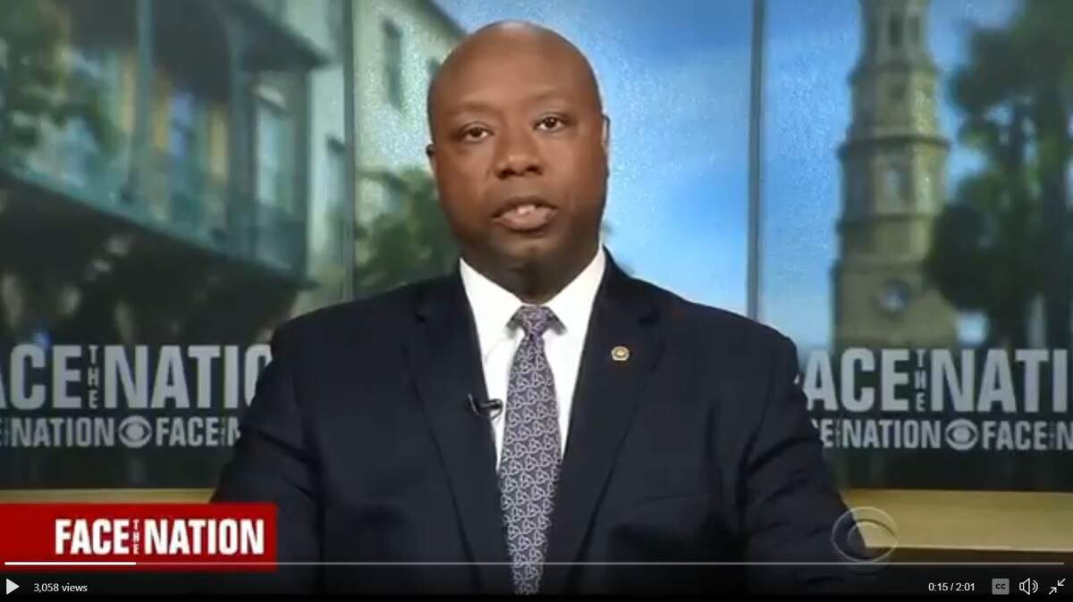 U.S. Sen. Tim Scott, R-S.C., said Sunday on CBS’ ”Face the Nation” that President Donald Trump is showing signs to move the United States ‘in a better direction’ on race issues, one year after questioning the president’s moral authority following his comments on a violent white-supremacist rally in Charlottesville, Va.