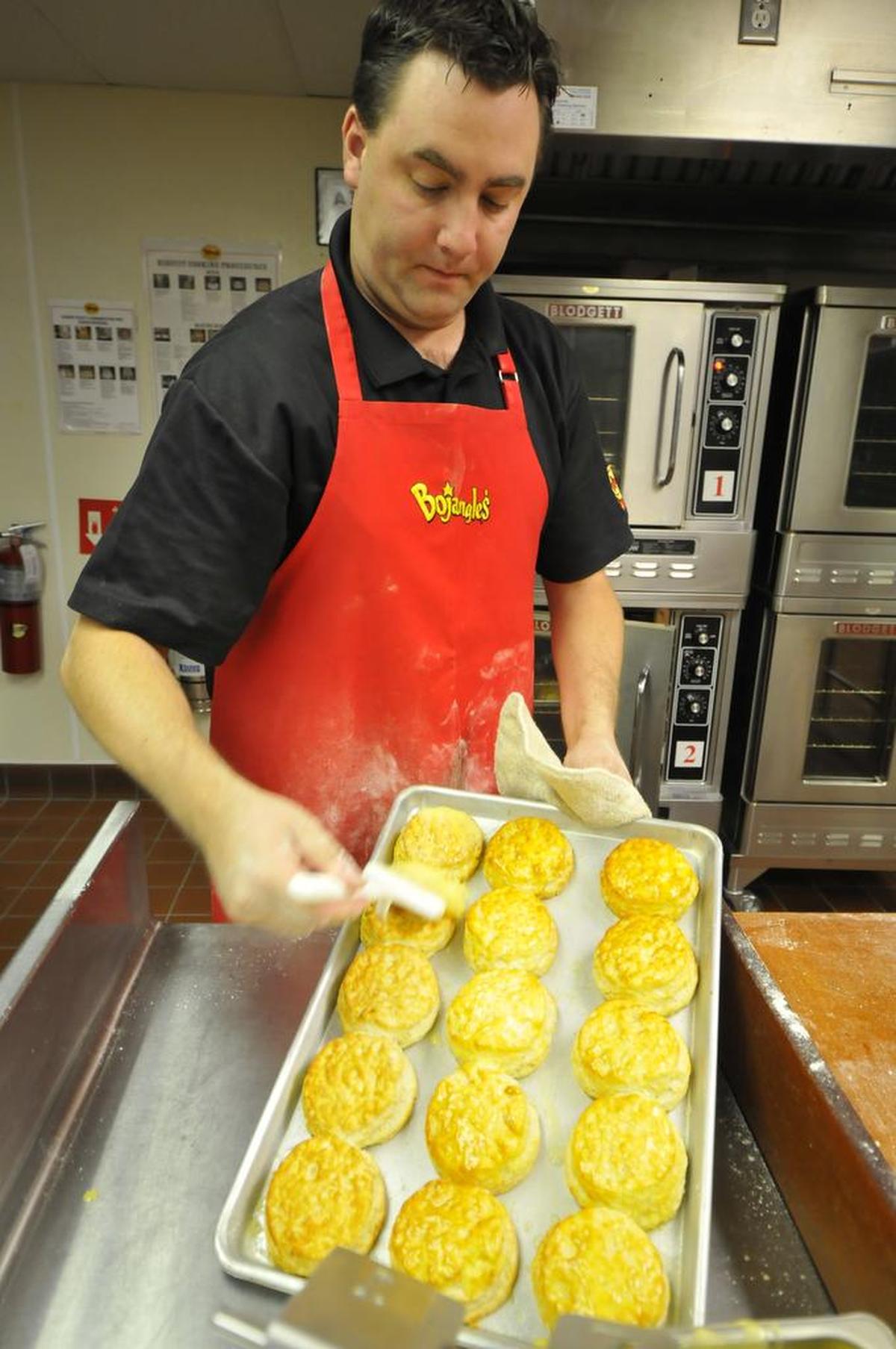Biscuits in the making at Bojangles’.