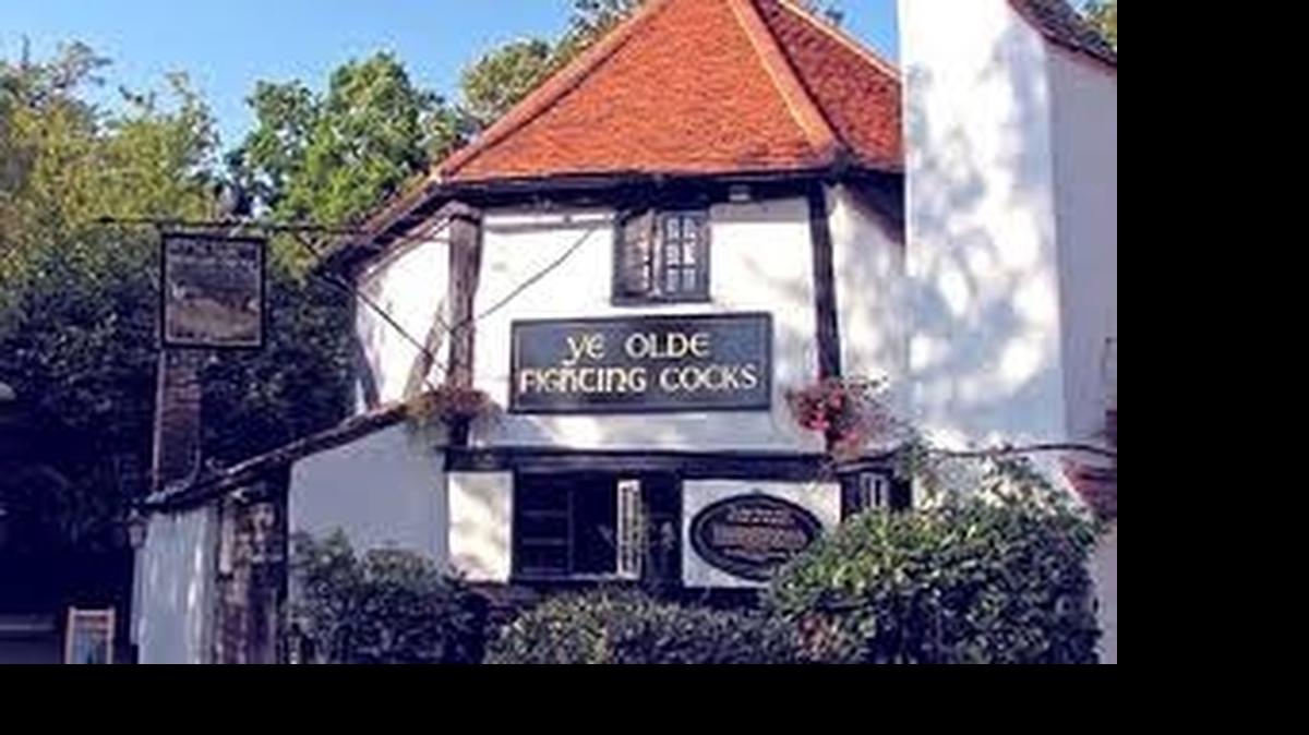 
Ye Olde Fighting Cocks pub in St. Albans, Great Britain, is being asked to change its name to honor “sensitive chickens.”
