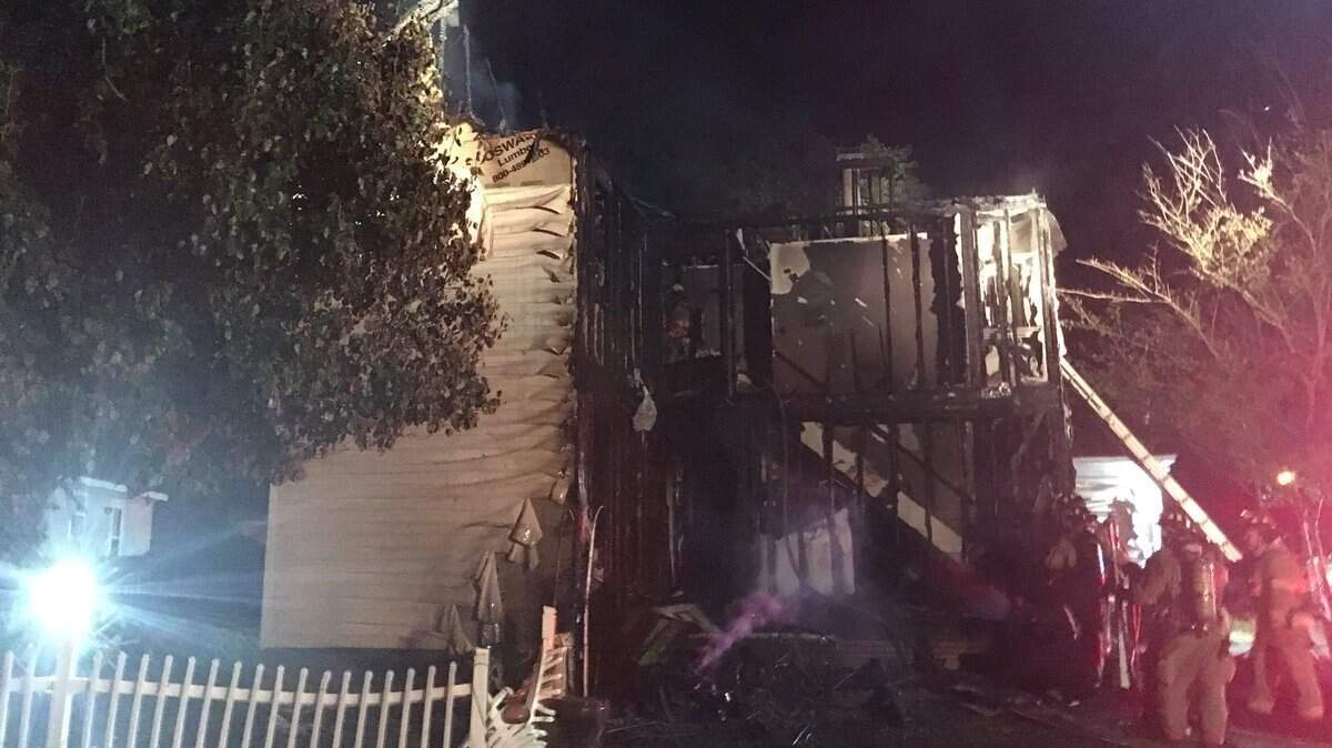 Separate fires destroyed two homes in the same Lexington County subdivision less than 24 hours apart Tuesday.
