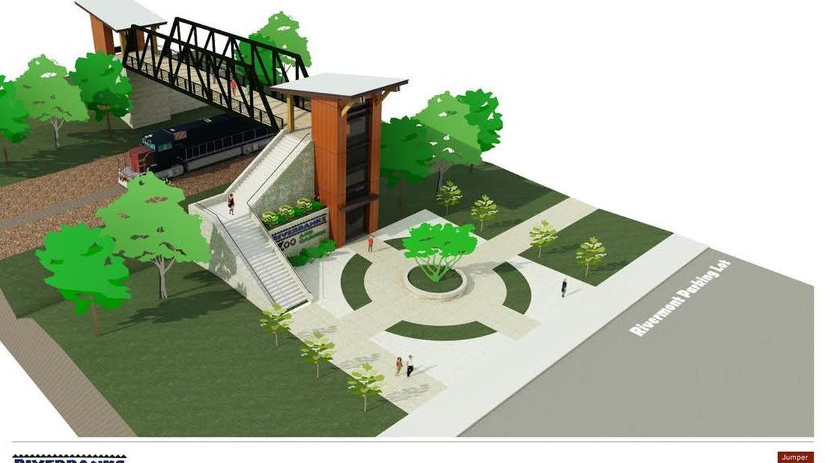 
A rendering of the planned pedestrian bridge at Riverbanks Zoo and Garden.
