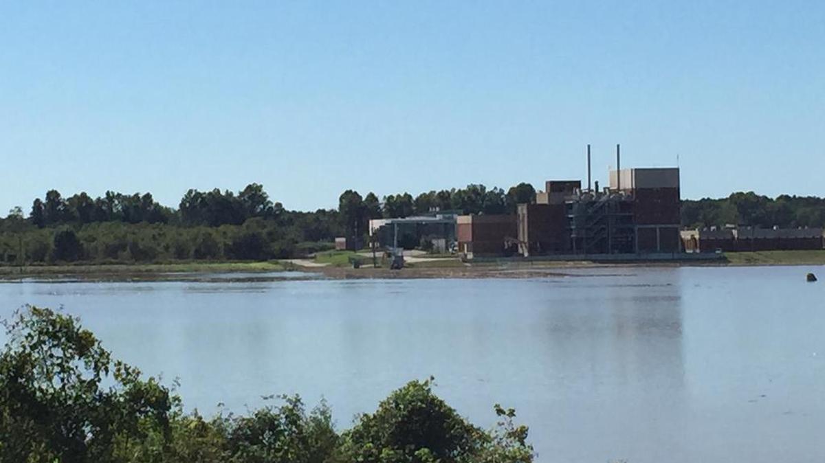 
Former Green Diamond development site near Columbia sewer plant flooded after heavy rains. This photo was taken Wednesday afternoon.
