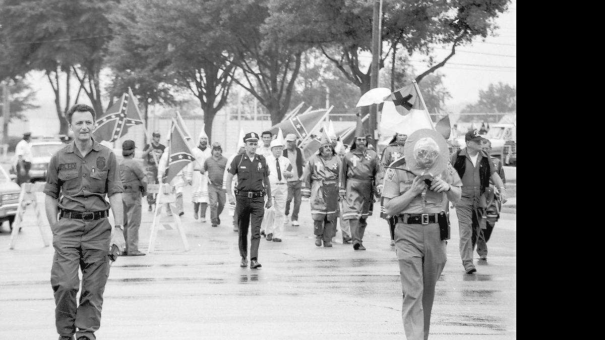 
KKK rally in Columbia in 1988. 
