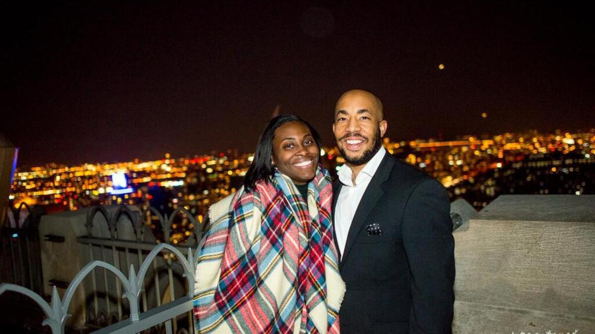 Ashley Wheeling-Goodson and Sam Johnson