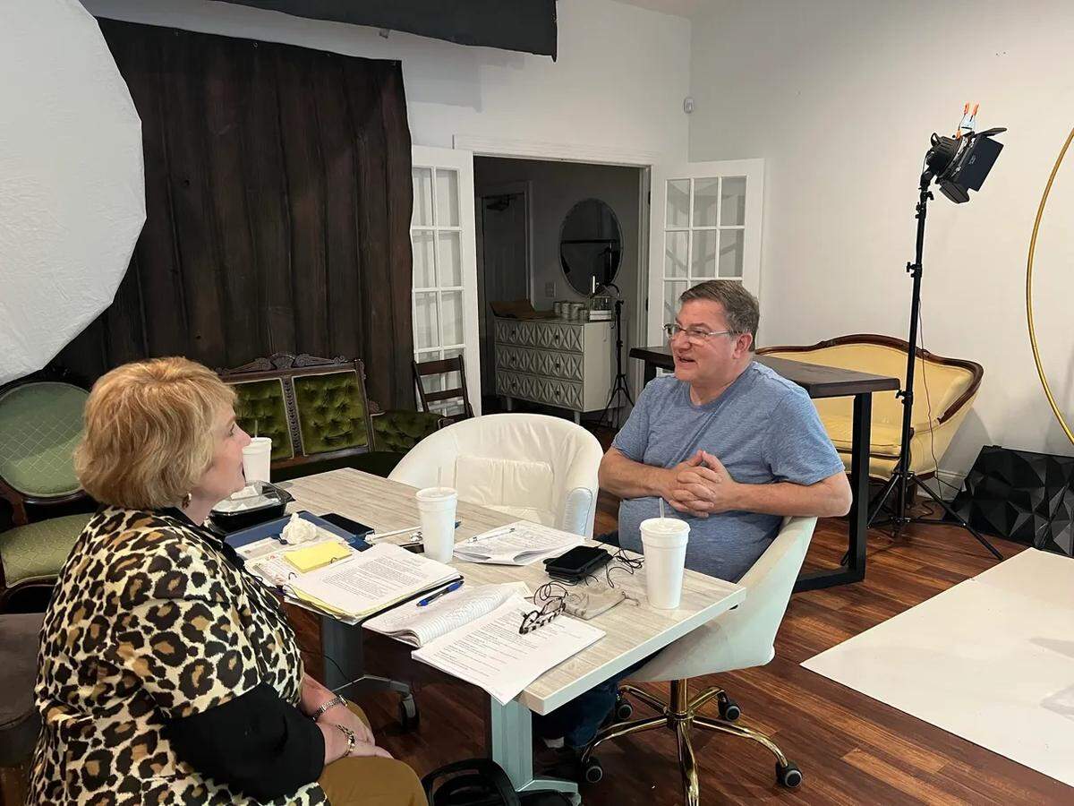 Becky Hill and Neil Gordon meet to discuss their book, “Behind the Doors of Justice: The Murdaugh Murders.”