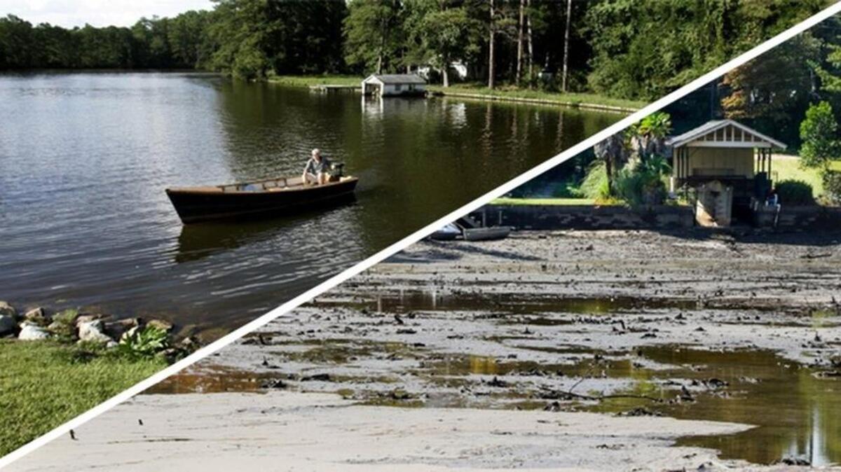 
Before the October dam failure, Cary Lake was a scenic urban oasis, one of a string of lakes in Richland County surrounded by expensive homes. Now, it’s a plain of mud.
