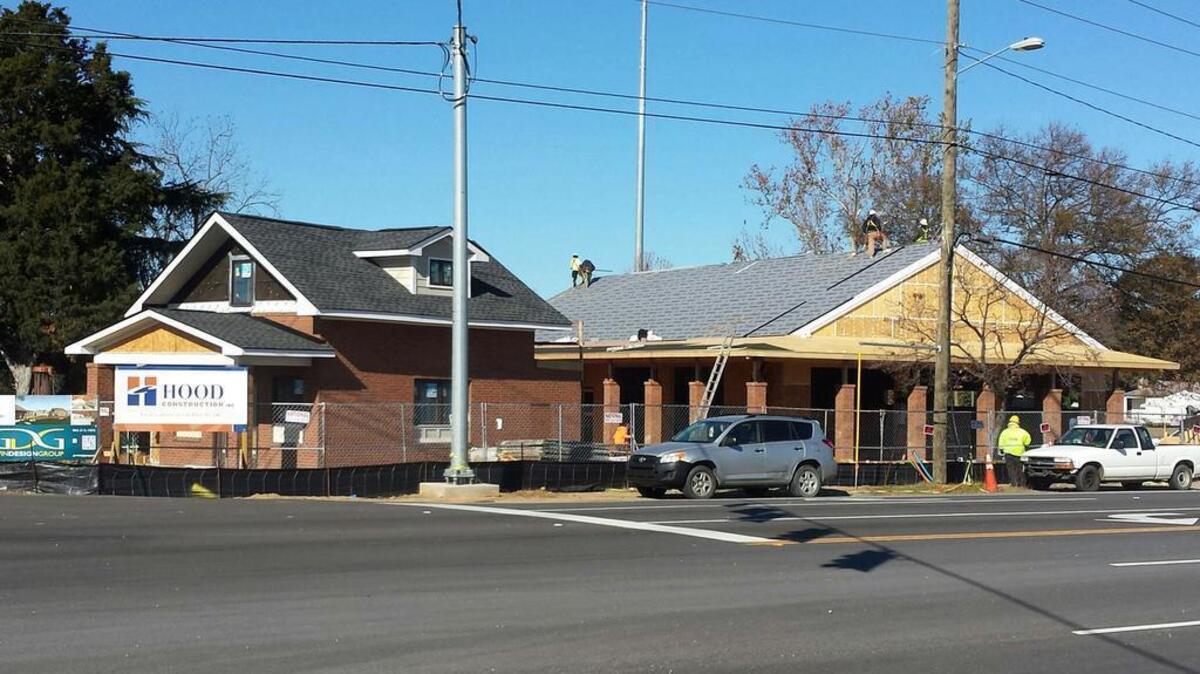The new J’s Corner restaurant and sports bar is being built adjacent to the historic Jaco’s Corner building at Rosewood Drive and Bluff Road in Columbia.