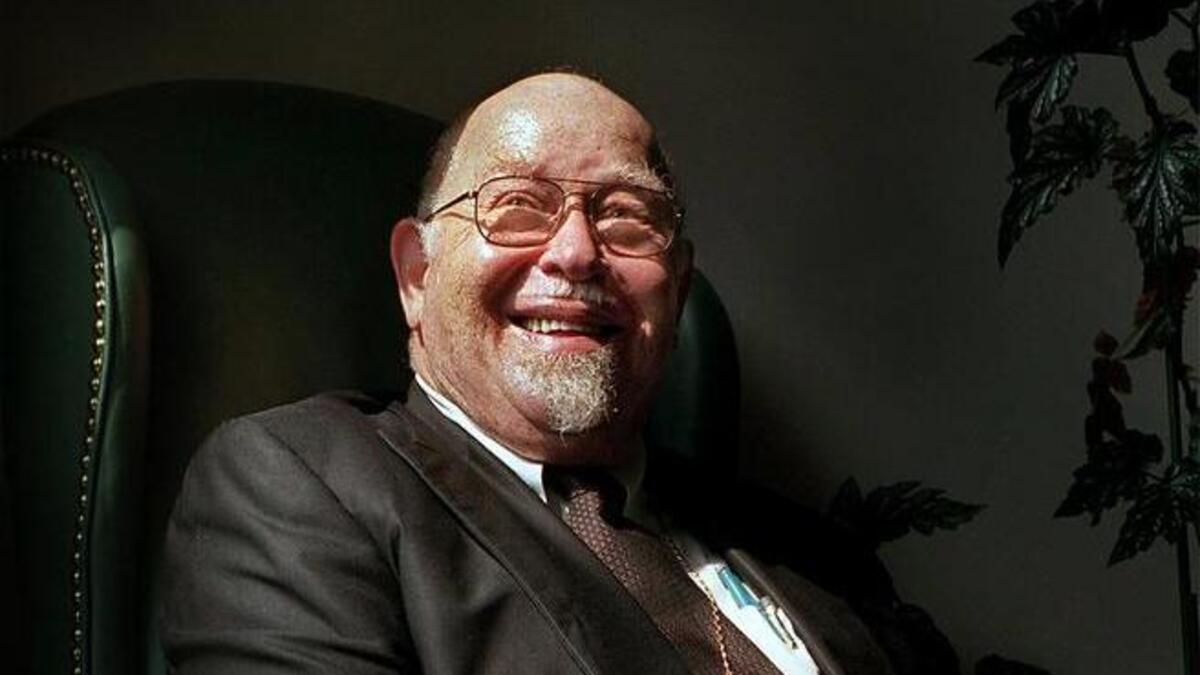 Bishop John Hurst Adams, photographed in 2000.