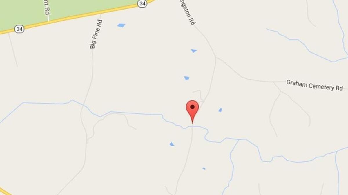 Livingston Road bridge washed out.