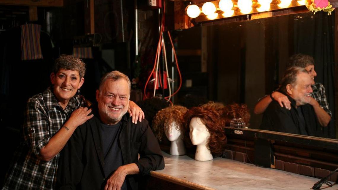 Kay and Jim Thigpen, the founders of Trustus Theatre, shown here in 2011.
