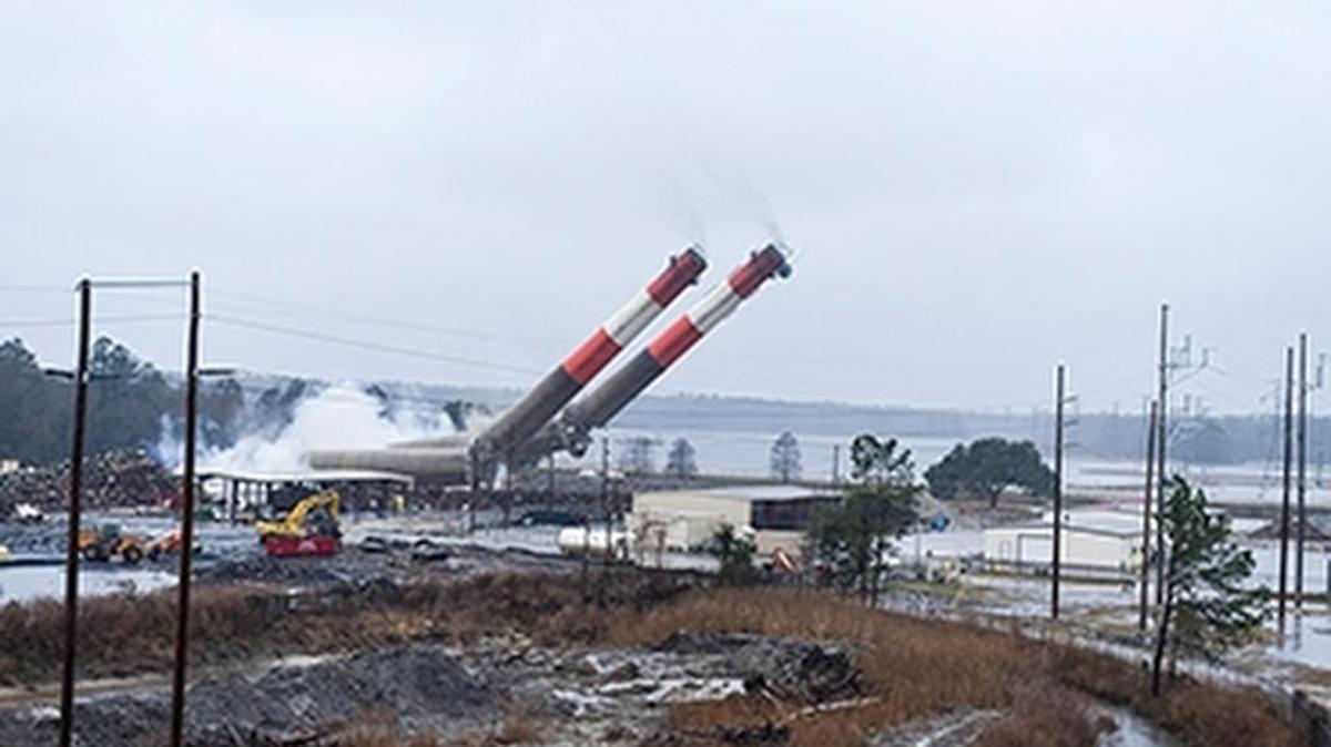 Santee Cooper is closing coal fired power plants, like this one that was torn down in Conway, and relying on other ways to provide power.
