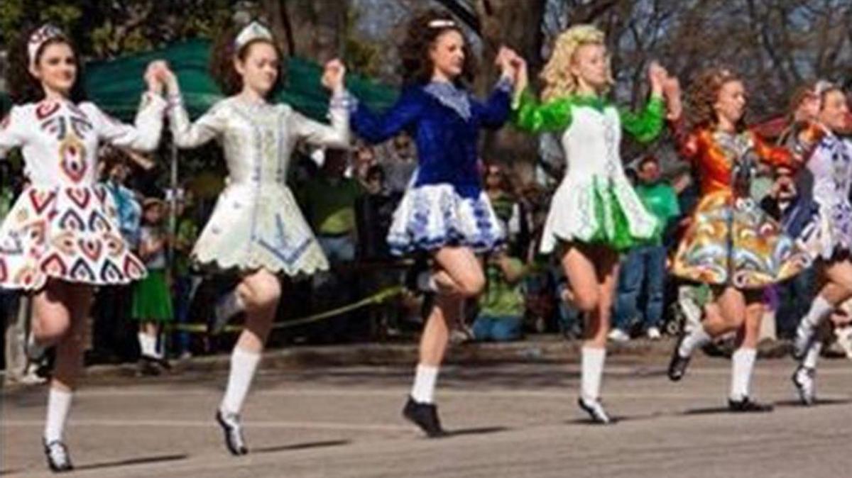 Irish dancers at Lexington’s St. Patrick’s Shamrock Parade
