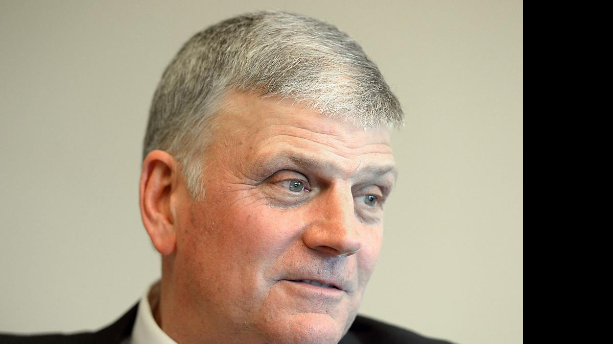 
Franklin Graham, shown here in 2014, is calling on Christians to boycott gay-friendly corporations.
