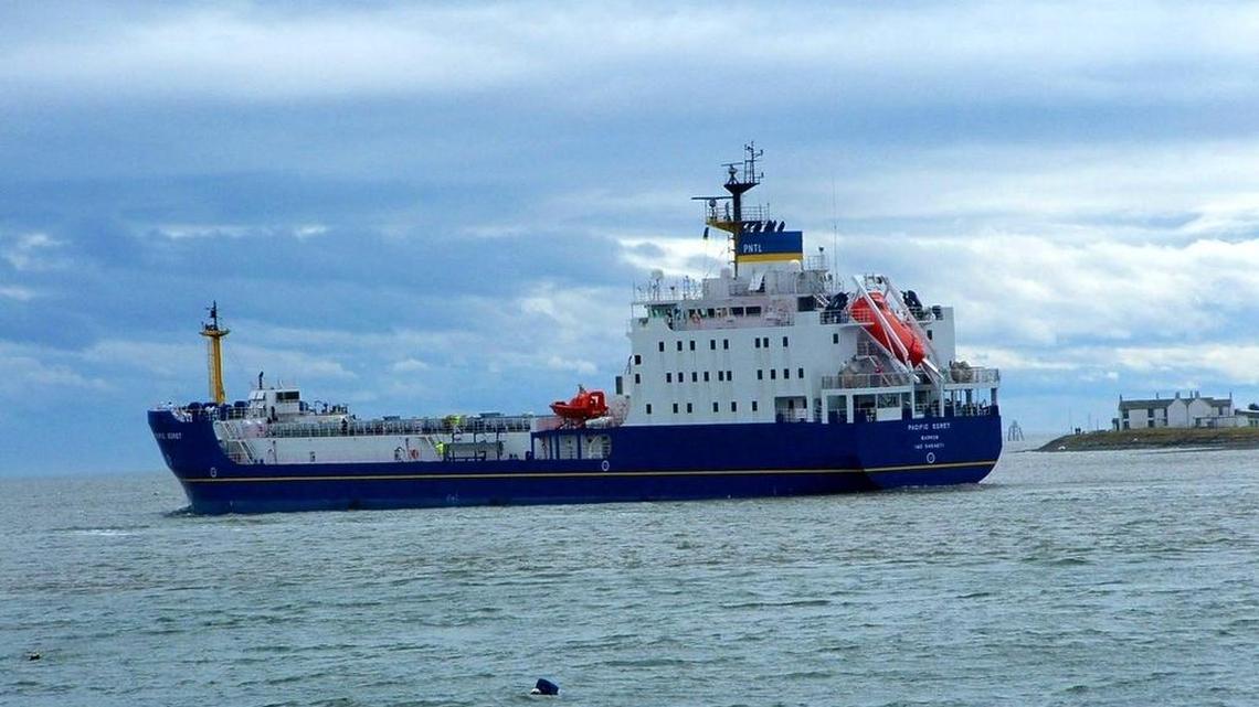 The Pacific Egret, a ship that anti-nuclear activists say brought atomic weapons material through Charleston recently