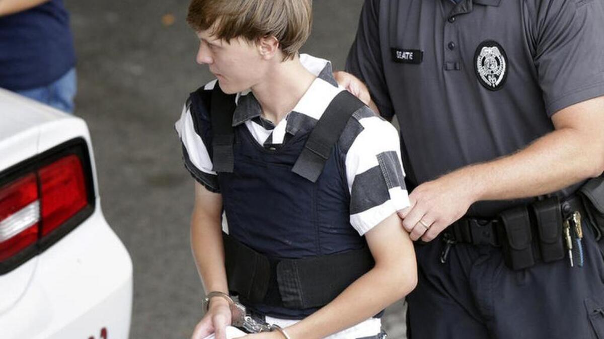 Roof in Shelby, N.C., where he was arrested