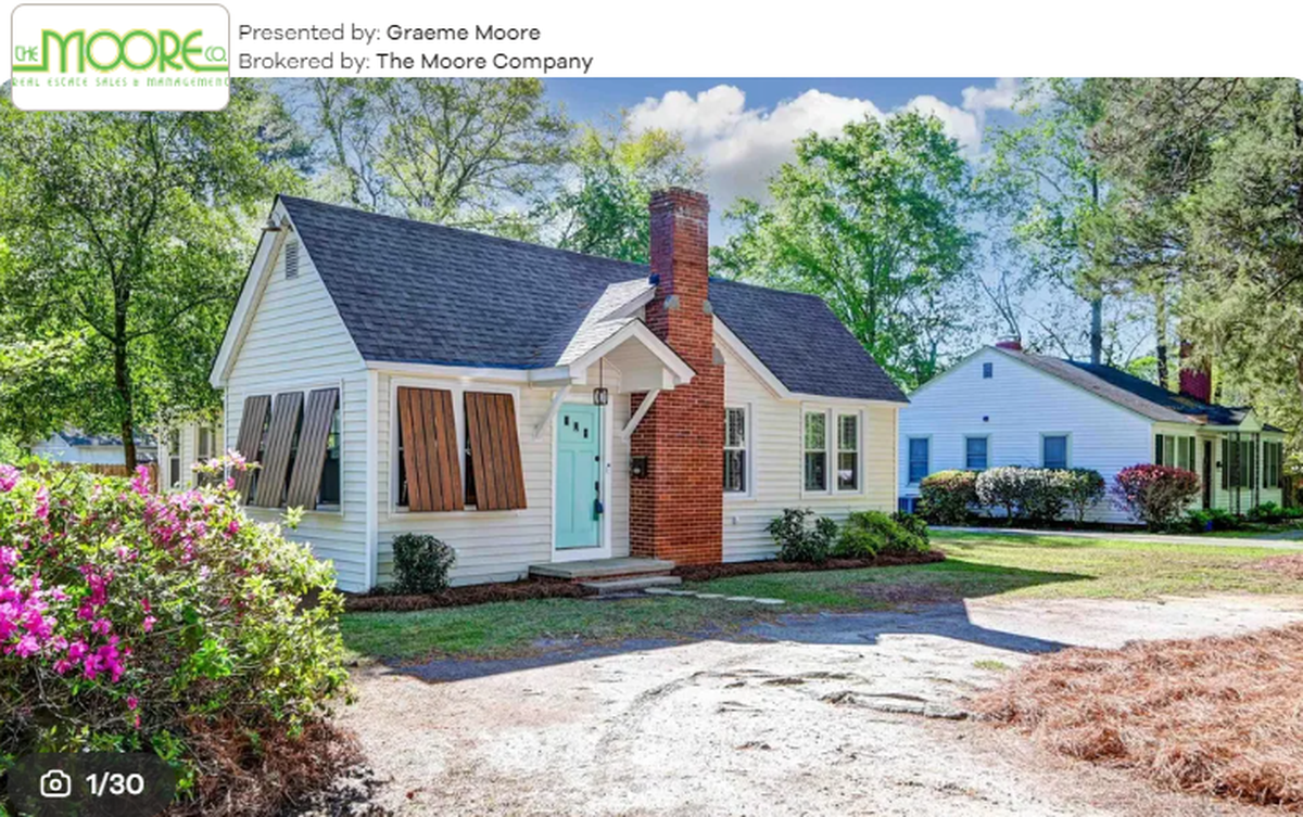 A home listed on Realtor.com for $325,000 in Columbia’s Rosewood neighborhood.