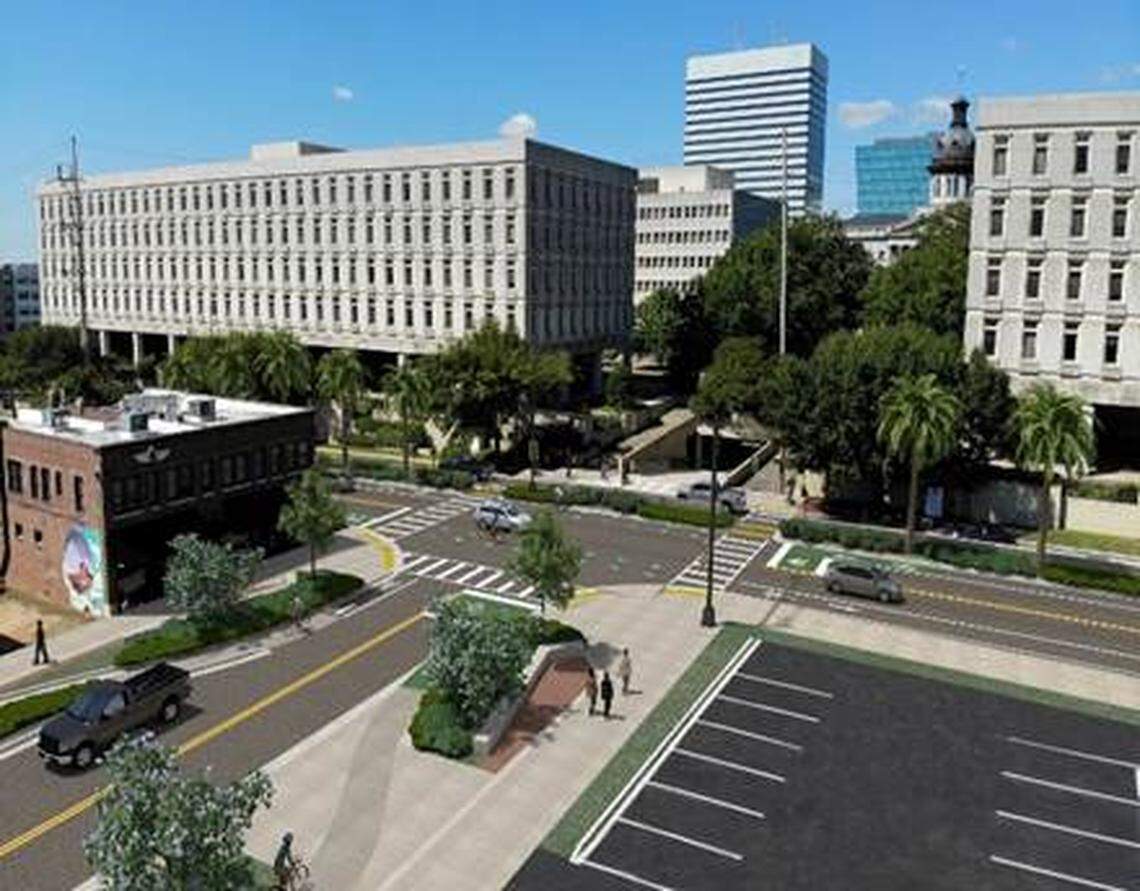 The portion of Main Street south of the SC State House has been under construction since Feb. 2023. Work is expected to be complete by Summer 2025. This is a rendering of what the finished work will look like.