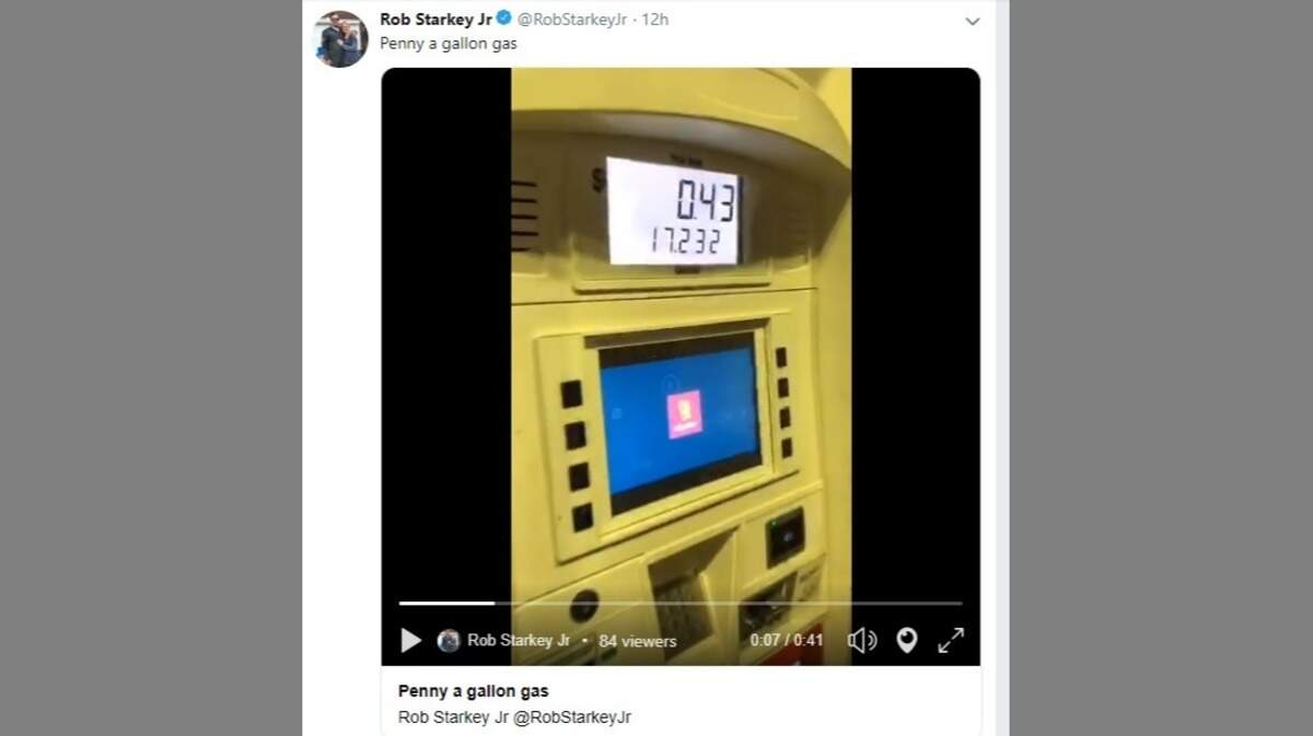 An apparent computer glitch Tuesday night caused gas prices to plummet to pennies a gallon at several Circle K gas stations, including one in West Columbia, SC.