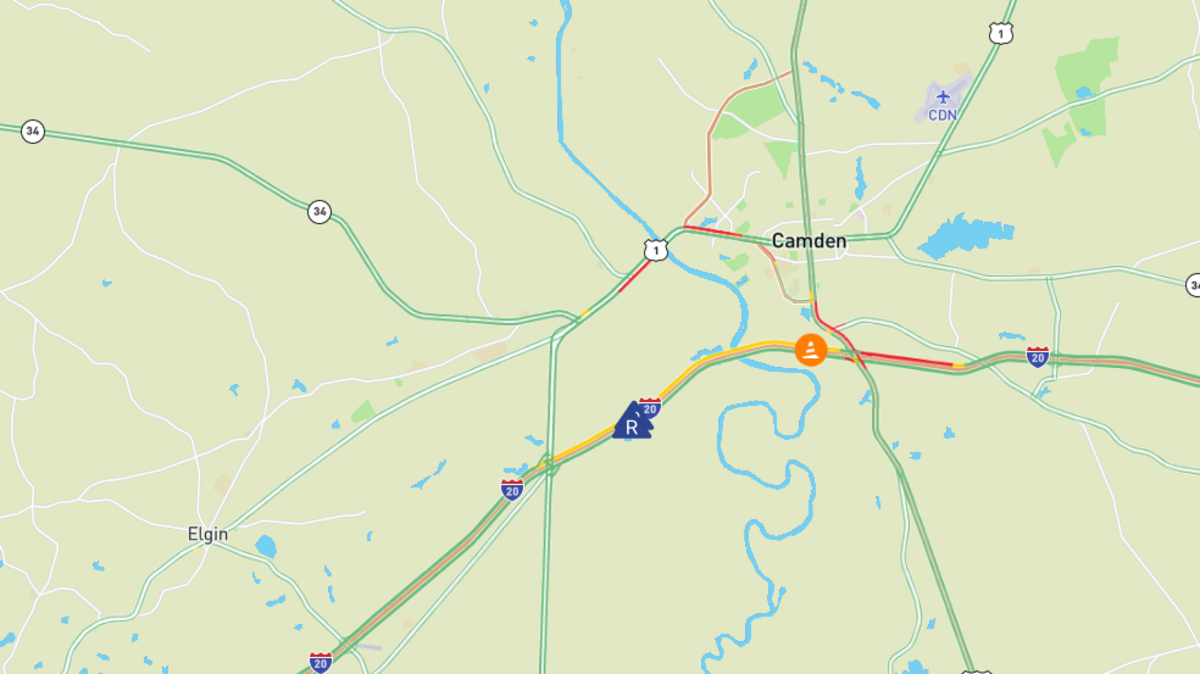 The South Carolina Department of Transportation closed a westward-bound Interstate 20 bridge going over the Wateree River for emergency repairs, the agency announced Thursday afternoon. 
