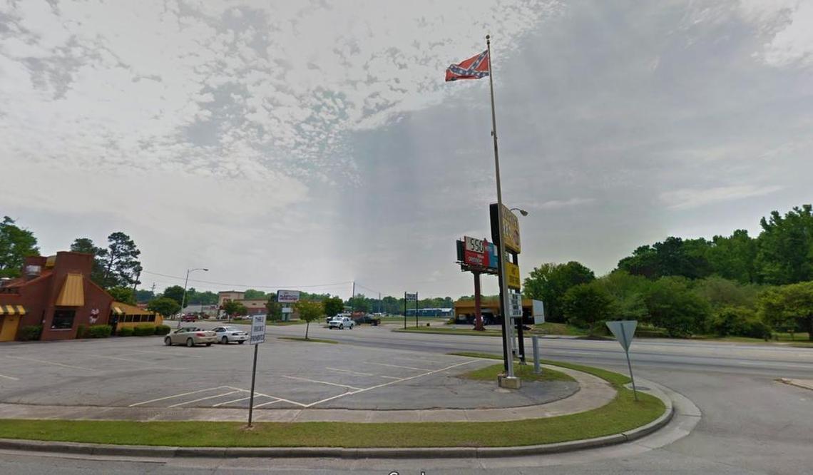 A vew of the property when it was still Maurice’s Piggy Park.