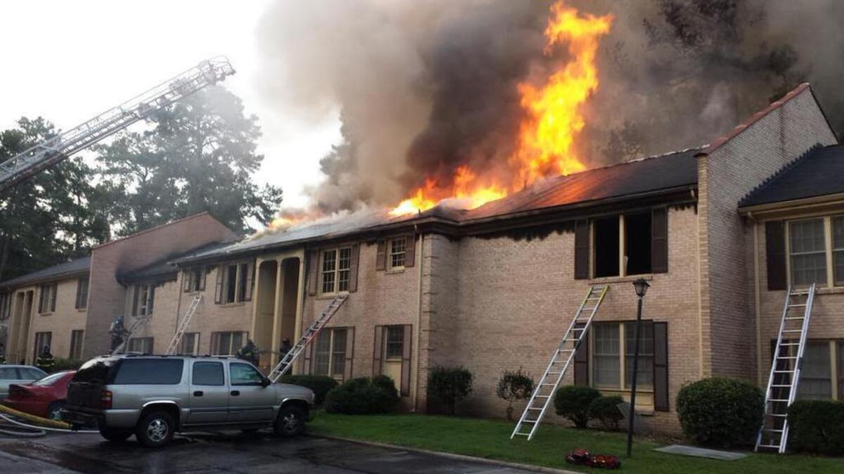
An early-morning fire damaged Quail Run apartments.
