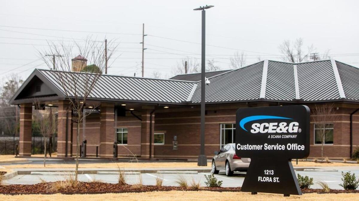The SCE&G customer service office on Flora Street.