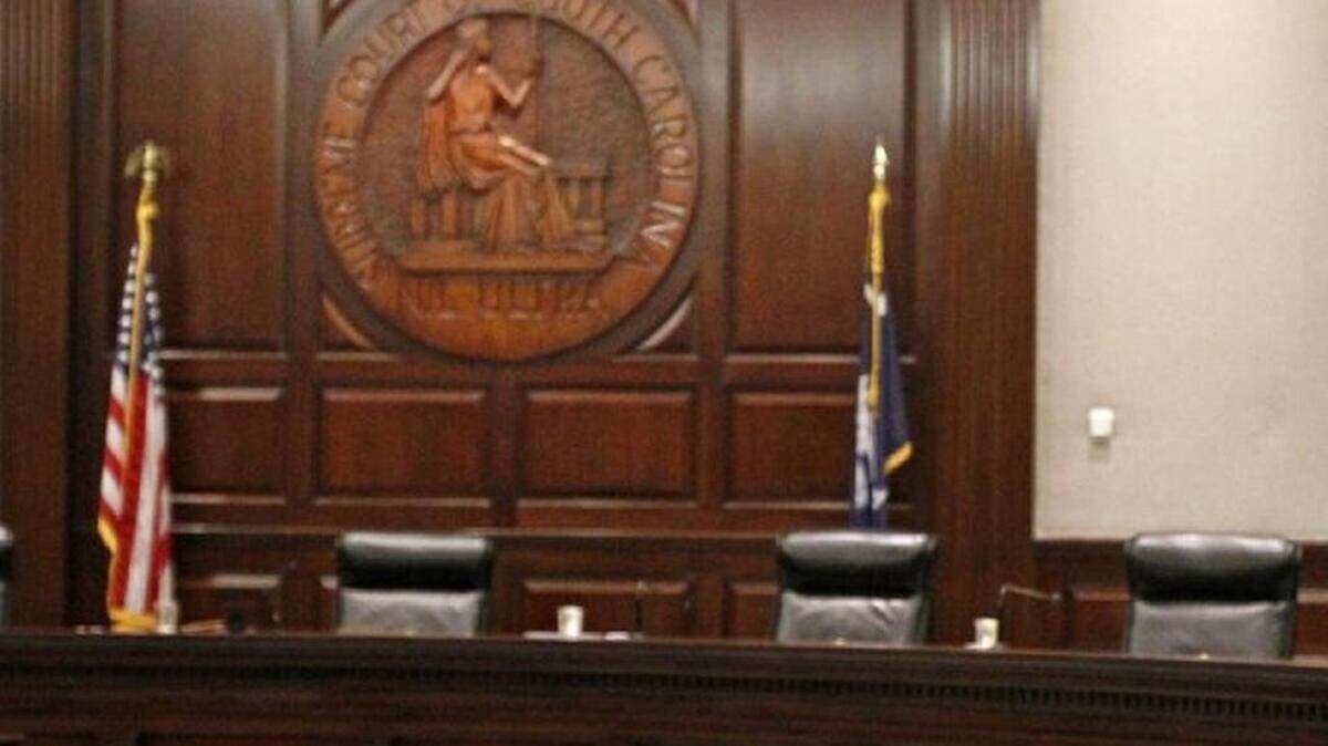 
FILE PHOTO: SC Supreme Court chambers/seal
