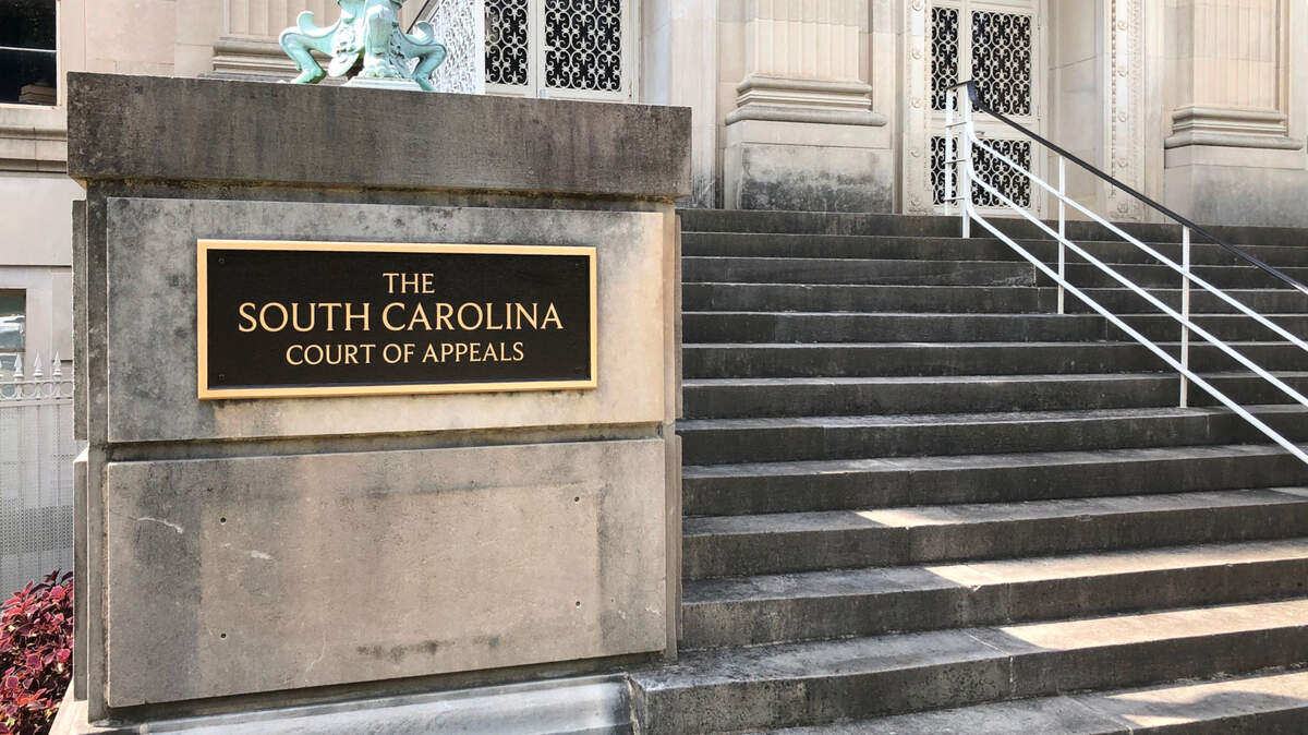 The entrance to the South Carolina Court of Appeals in Columbia on June 4, 2024.