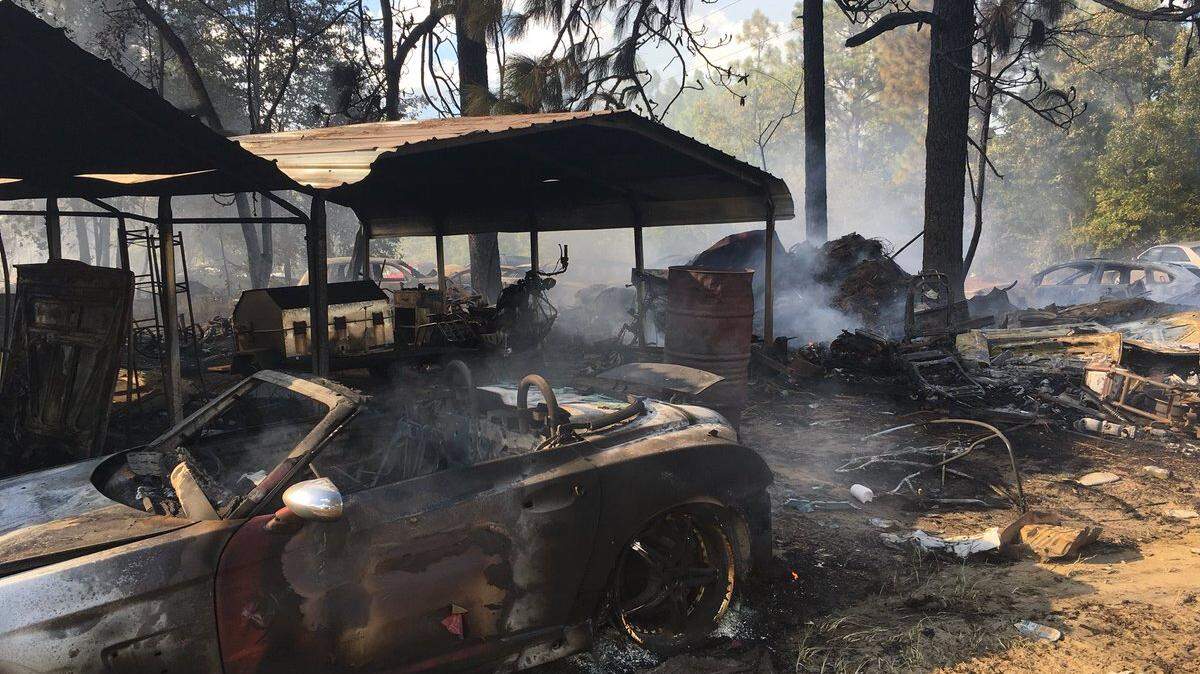 A fire at a business in the Batesburg-Leesville area on Saturday caused $300,000 damage to Buck’s Frame and Alignment.