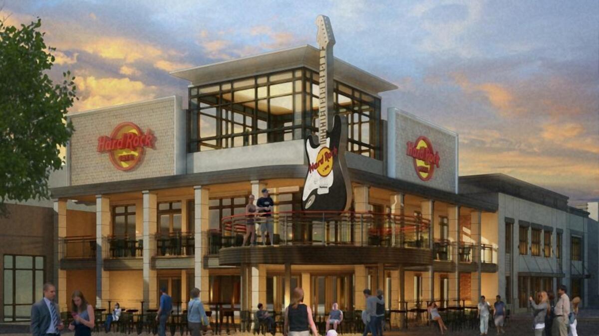 Hard Rock Cafe will move into a new location at Broadway at the Beach, one of a number of changes planned at the retail and entertainment hub, which turned 20 years old last year.