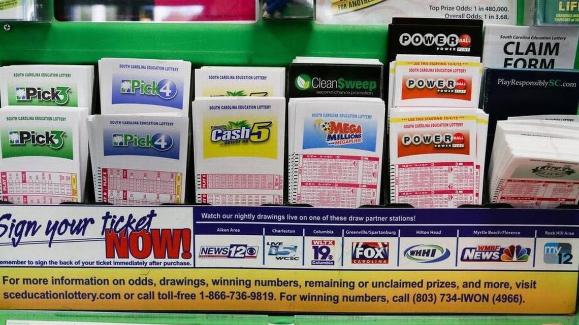 Lottery tickets at the Wright Way on Rosewood.