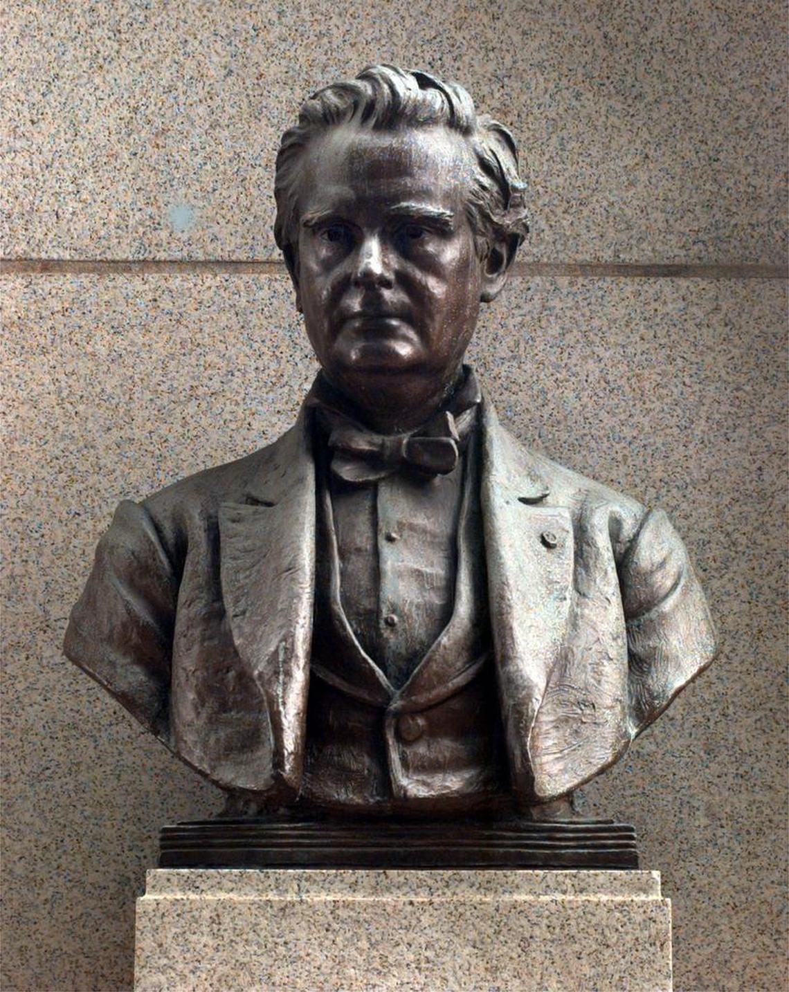 J. Marion Sims, on the SC State House grounds near the corner of Assembly and Gervais streets.