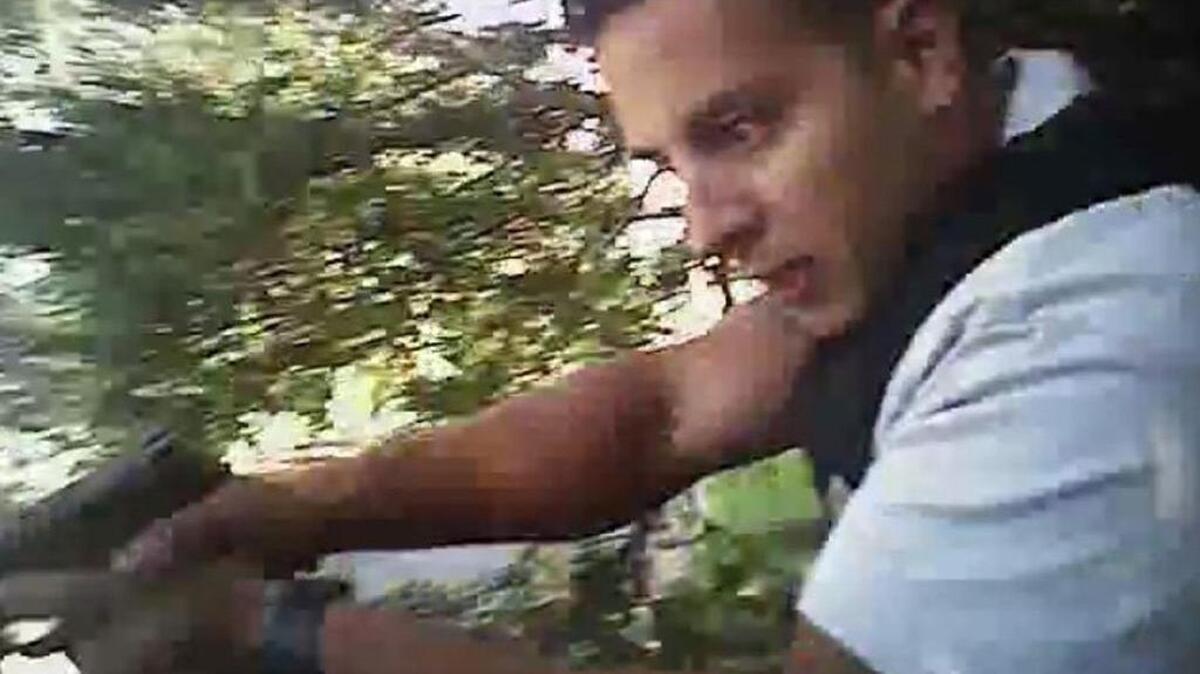 Image from video of police shooting of Keith Lamont Scott.