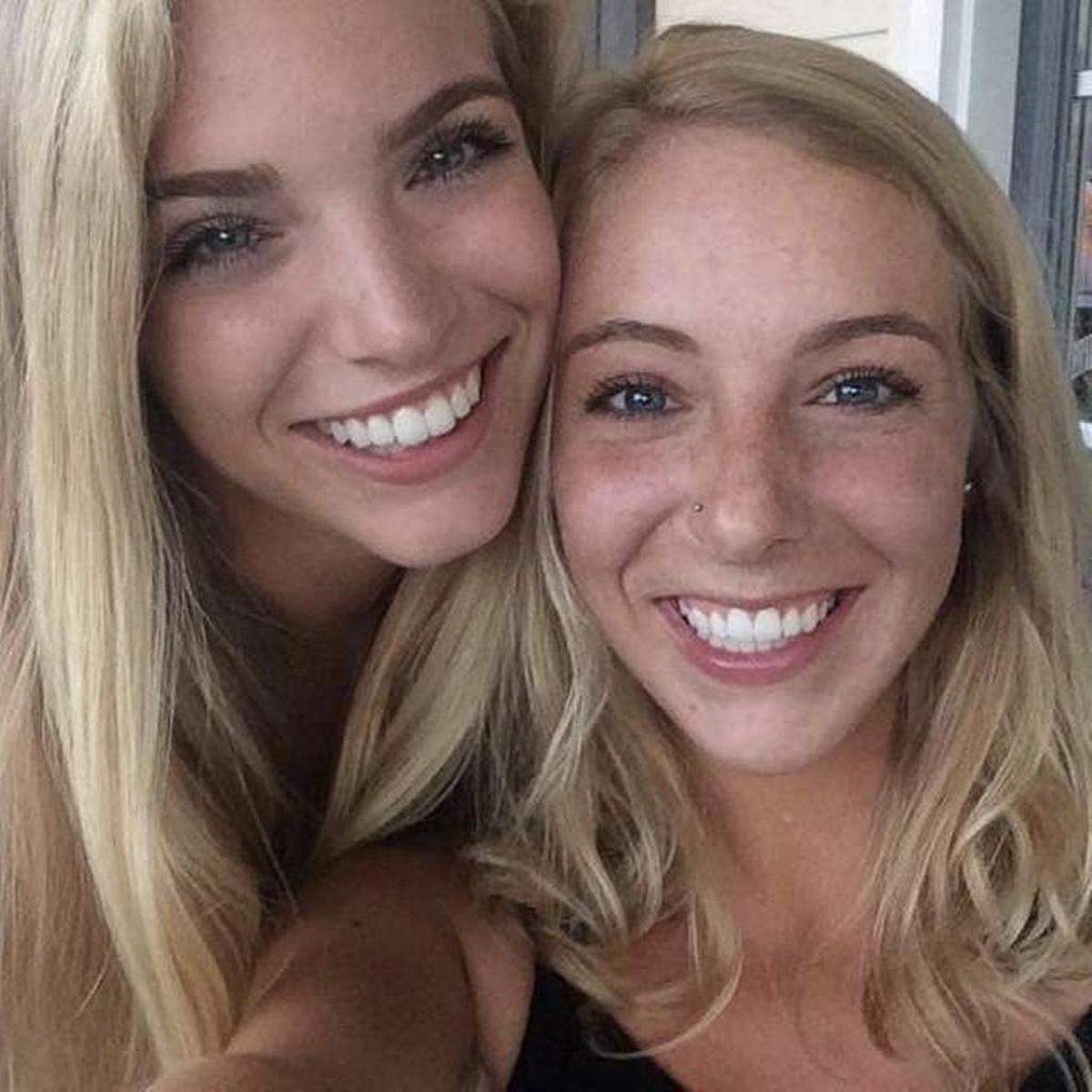 Kelsey and Karli Richardson, in an undated family photo.