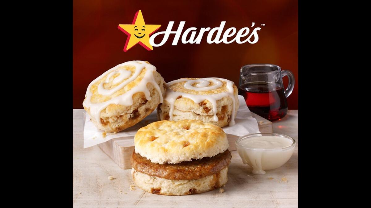 Hardee’s newest breakfast biscuits are part of a new lineup inspired by maple flavors.