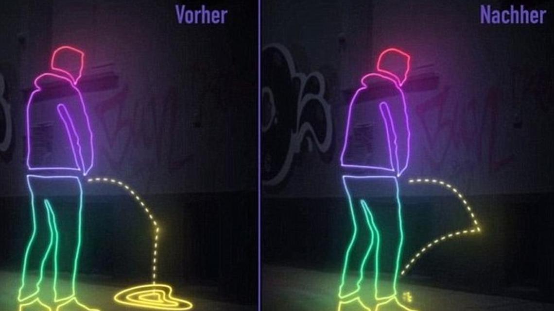 Merchants in a nightclub district in Hamburg, Germany last year used special pee-proof paint and a marketing campaign to cut down on public urination.