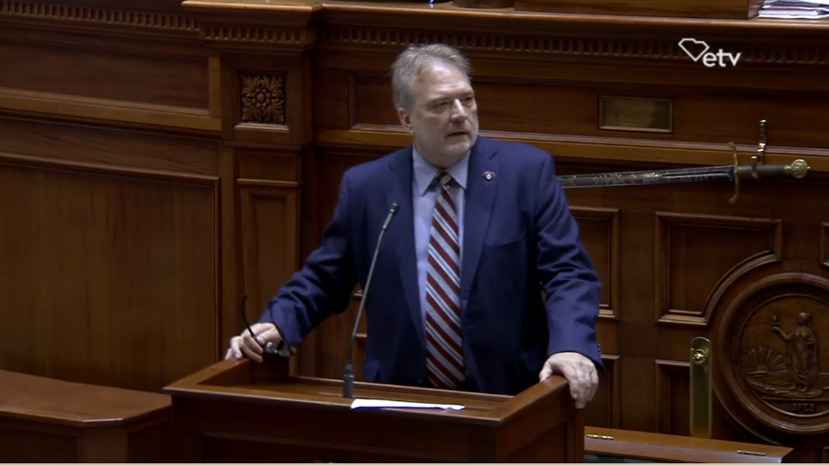 State Sen. Brad Hutto, D-Orangeburg, criticized from the Senate floor on Thursday, Feb. 6, 2020, the S.C. Department of Health and Human Services’ hiring of Stephen Morris as a temporary grant employee. Morris, who is earning $111,649, was last year rejected by the Senate as Gov. Henry McMaster’s pick to continue leading the state’s Department on Aging.  