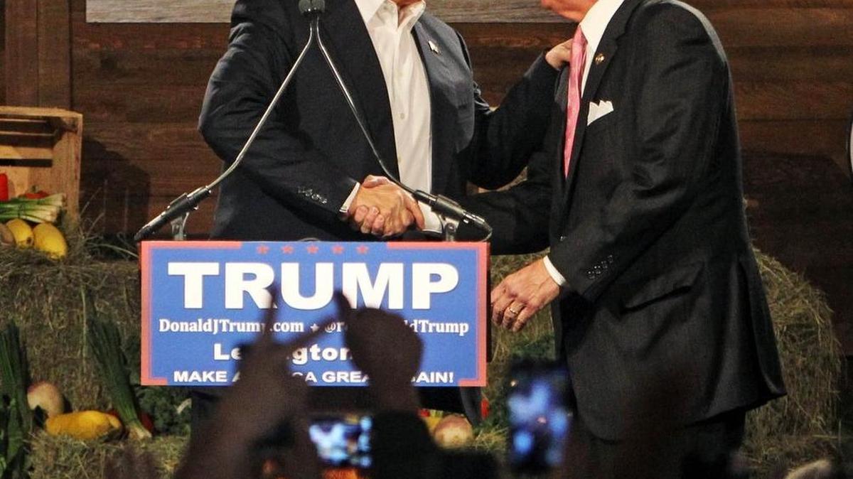 Donald Trump got an endorsement from Henry McMaster in January 2016.