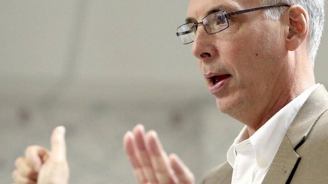 U.S. Rep. Tom Rice leads a town hall style meeting at Boulineau's in Cherry Grove Beach on Wednesday, Aug. 6, 2014.