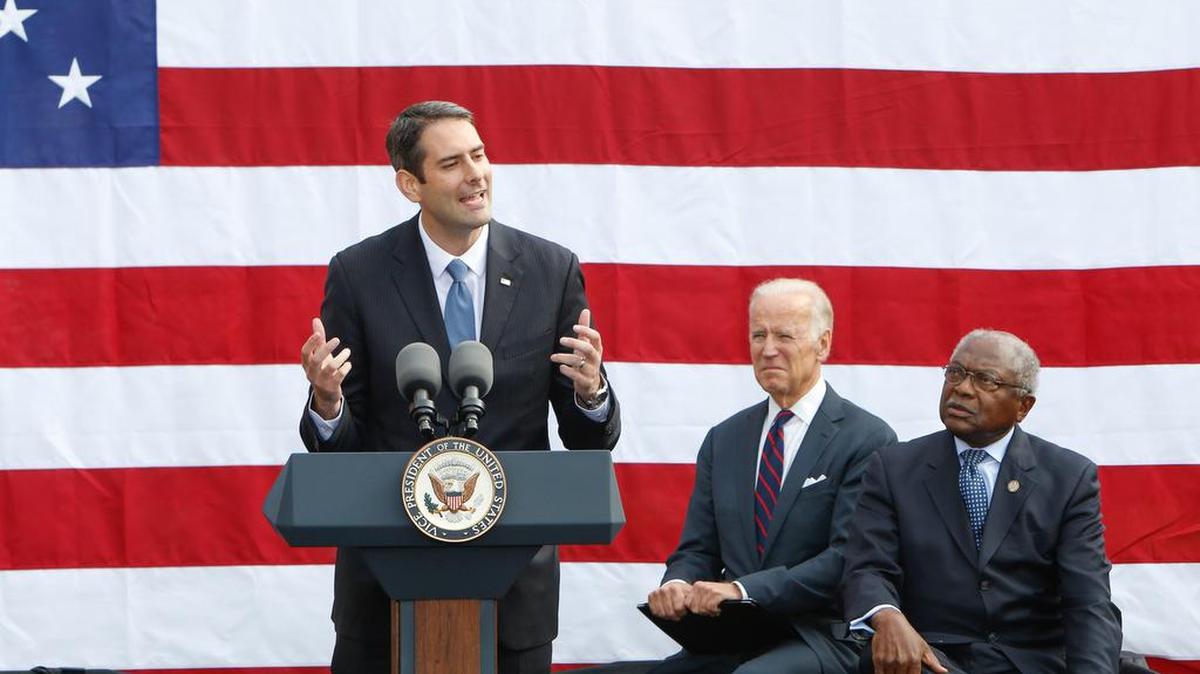 FILE: Congressional candidate Fran Person speaks during a rally at Morris College in Sumter. Vice President Joe Biden and U.S. Rep. Jim Clyburn, D-Columbia, also spoke at the rally, encouraging a crowd of about 200 to support the Democratic Party.
