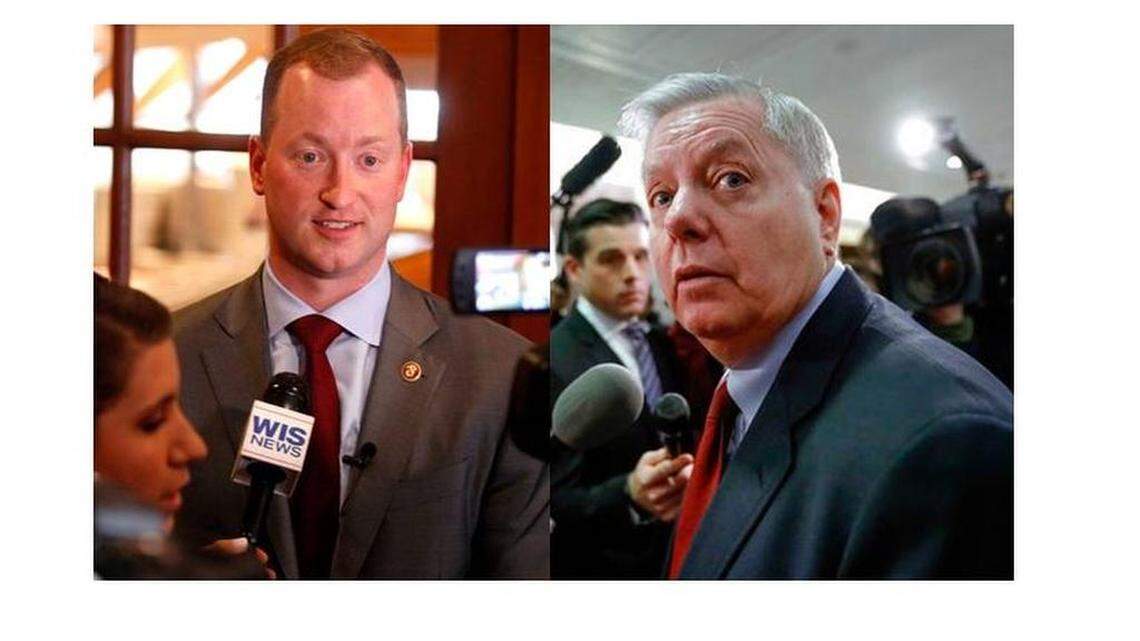 John Warren and Lindsey Graham