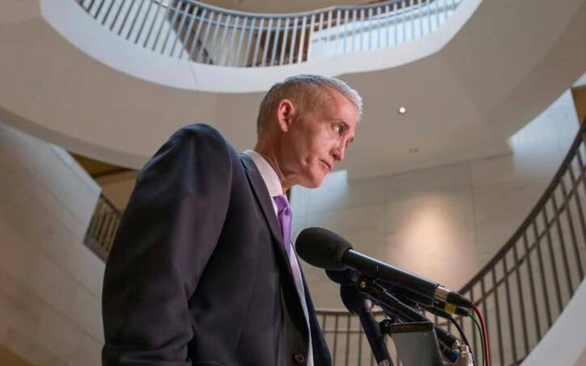 House Benghazi Committee Chairman Rep. Trey Gowdy meets with reporters Friday.