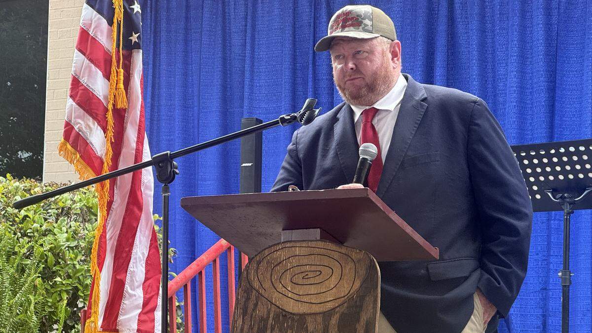 Hamp Redmond, of Lexington, is challenging U.S. Rep. Joe Wilson in the Republican primary June 9. During the April 25 Richland and Lexington County GOP stump event, he said Wilson needs to take a cognitive test.