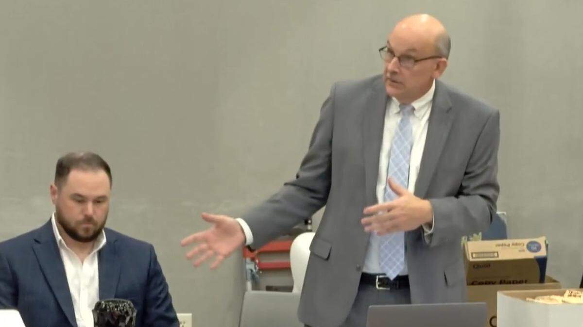Screenshot from the Stand Your Ground hearing being held Tuesday, Feb. 17 being held in Horry County.