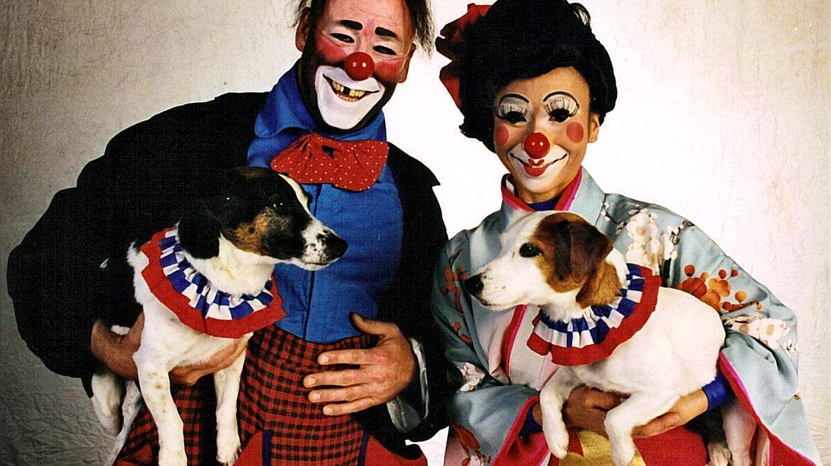 Steve Lough poses in clown makeup. Lough, a candidate for Congress in SC's 5th District, worked as a clown for Ringling Brothers circus.