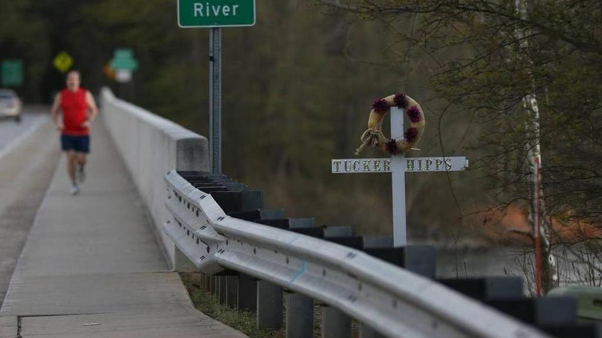 This is the Tucker Hipps bridge. The 2016 Tucker Hipps Transparency Act requires colleges to publicly divulge misconduct violations by fraternities and sororities. The law was named for a Clemson University student whose body was found in Lake Hartwell after a predawn run with other fraternity members in 2014.